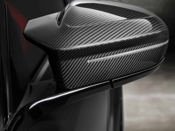 Alternative view of BMW M Performance Carbon Fibre Wing Mirror Caps for G45 X3 & G60 G61 5 Series & G70 7 Series & G90 G99 M5