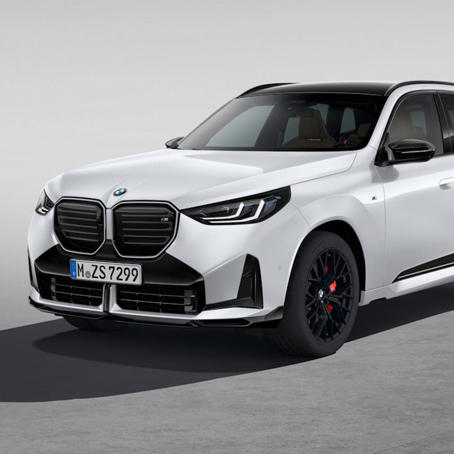 Genuine bmw m performance front splitter for g45 x3 - image 2