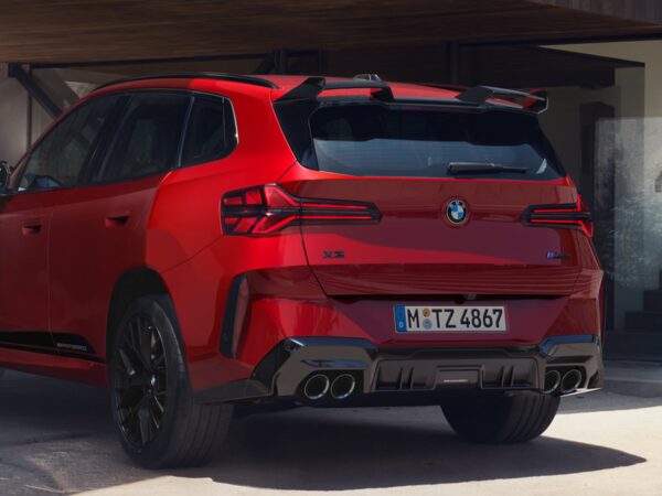 Genuine bmw g45 x3 m50 gloss black m performance rear badge 3