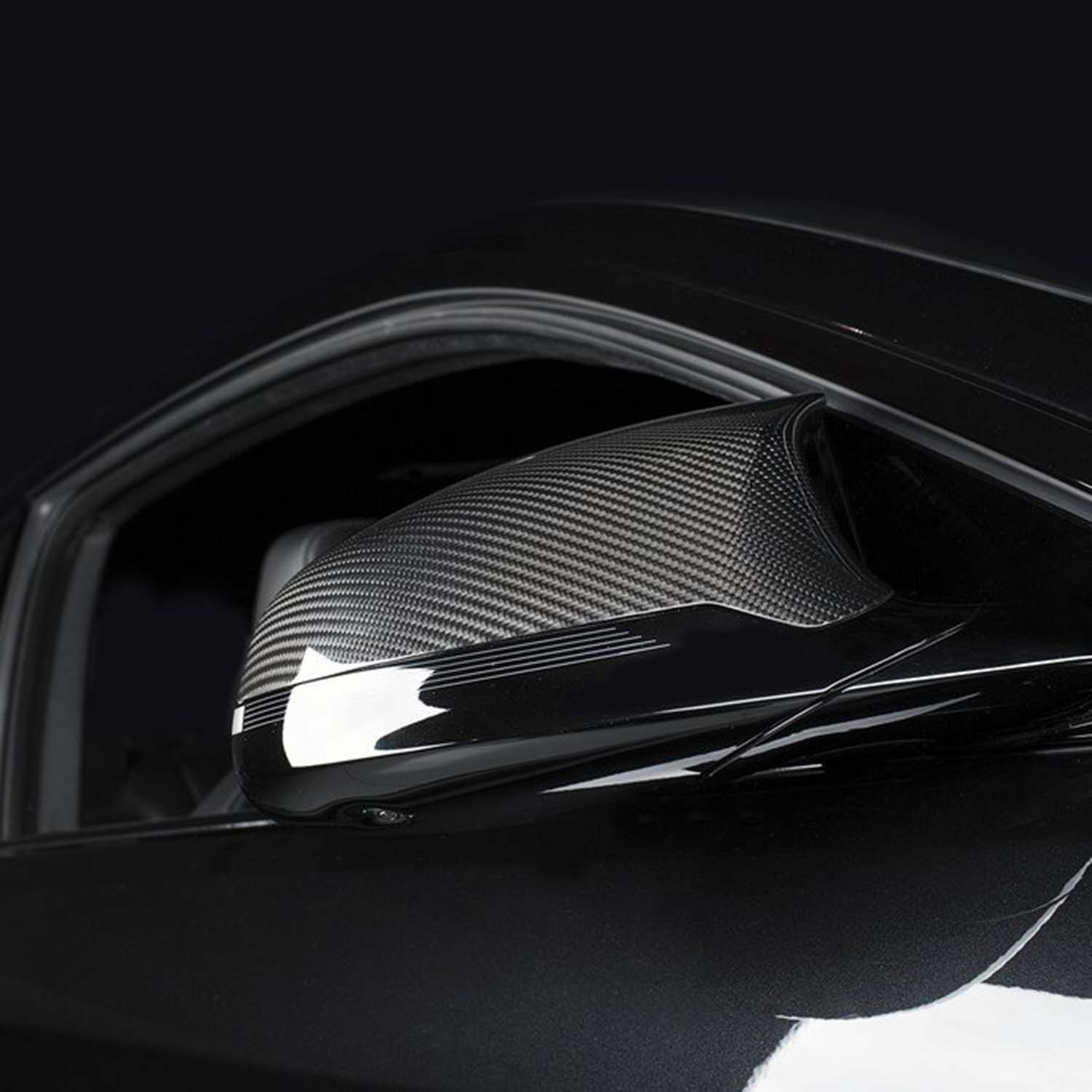 Genuine bmw m performance carbon fibre mirror covers for f80 f82 f87 - image 2