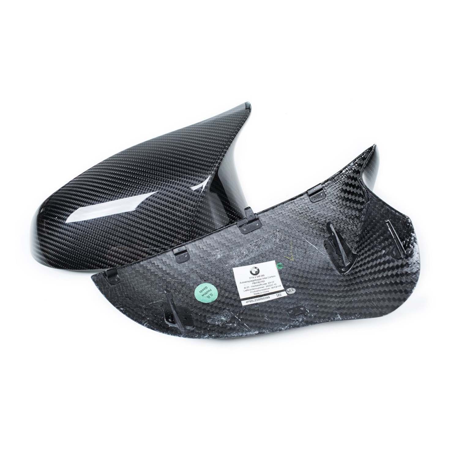 Genuine bmw m performance carbon fibre mirror covers for f80 f82 f87 - image 3