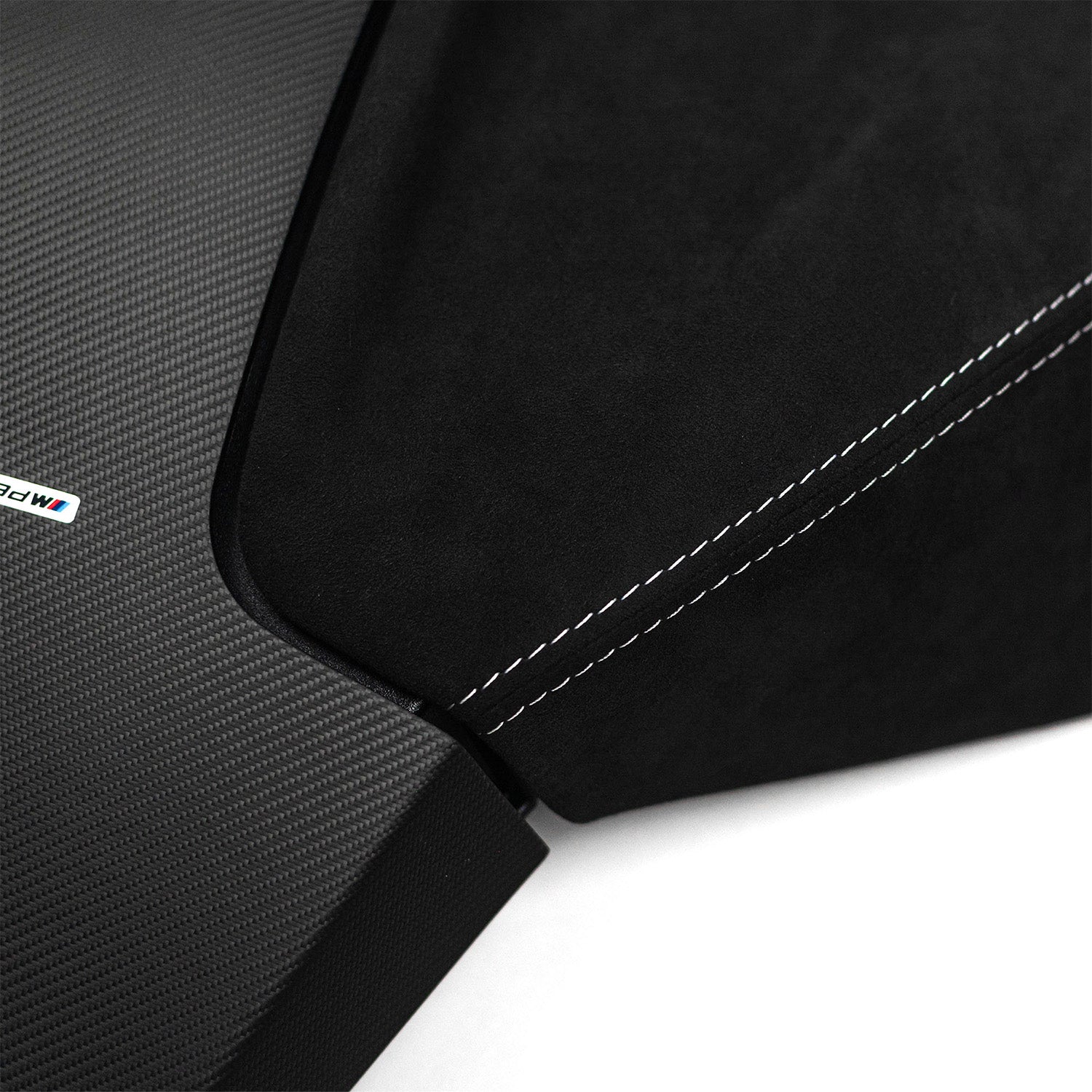 Bmw m performance seat back covers in carbon fibre & alcantara for g series models - image 8