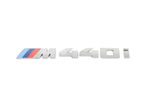 Genuine BMW M440i Replacement Badge in Silver for G22 & G23 & G26