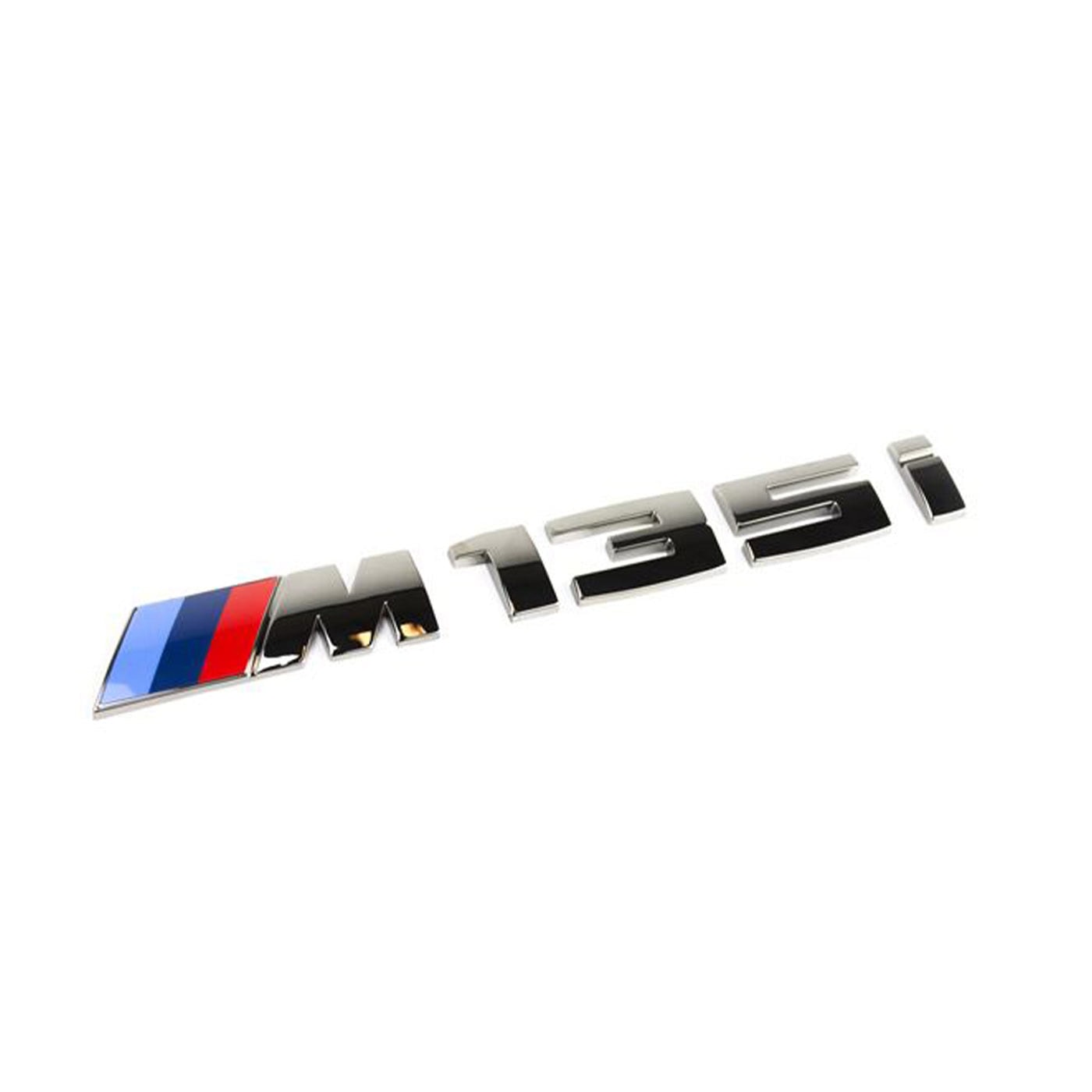Genuine bmw m135i replacement badge in silver for f20 & f21