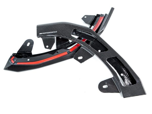M performance 3pc front splitter for bmw 2 series m240i g42 2021 in carbon fibre 6