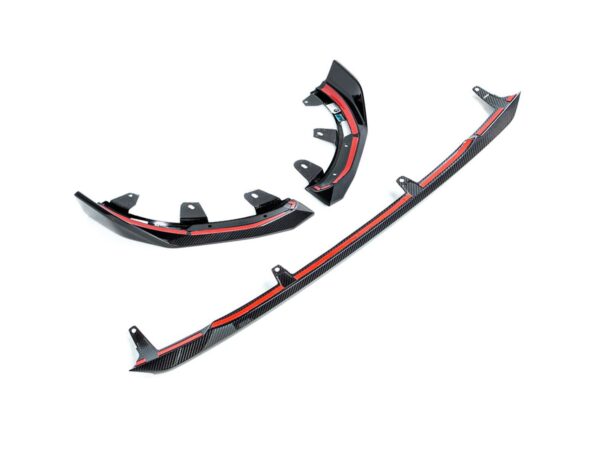 M performance 3pc front splitter for bmw 2 series m240i g42 2021 in carbon fibre 8