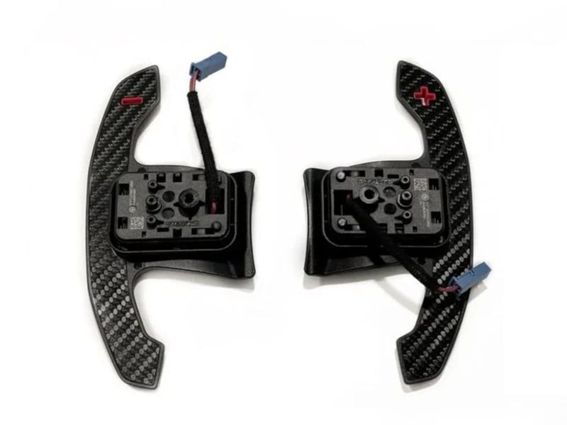 Bmw m performance gloss carbon fibre paddle shifters for g series