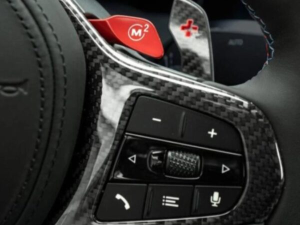 Alternative view of BMW M Performance Gloss Carbon Fibre Paddle Shifters for G series