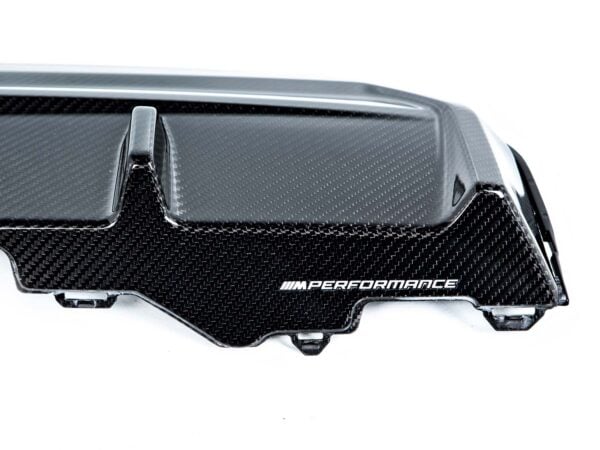M performance rear diffuser for bmw 2 series m240i g42 2021 in carbon fibre 3