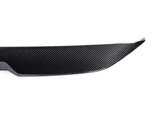 M performance rear spoiler lip for bmw 2 series m240i g42 2021 in carbon fibre 2