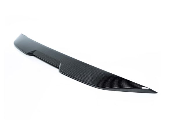 M performance rear spoiler lip for bmw 2 series m240i g42 2021 in carbon fibre 3