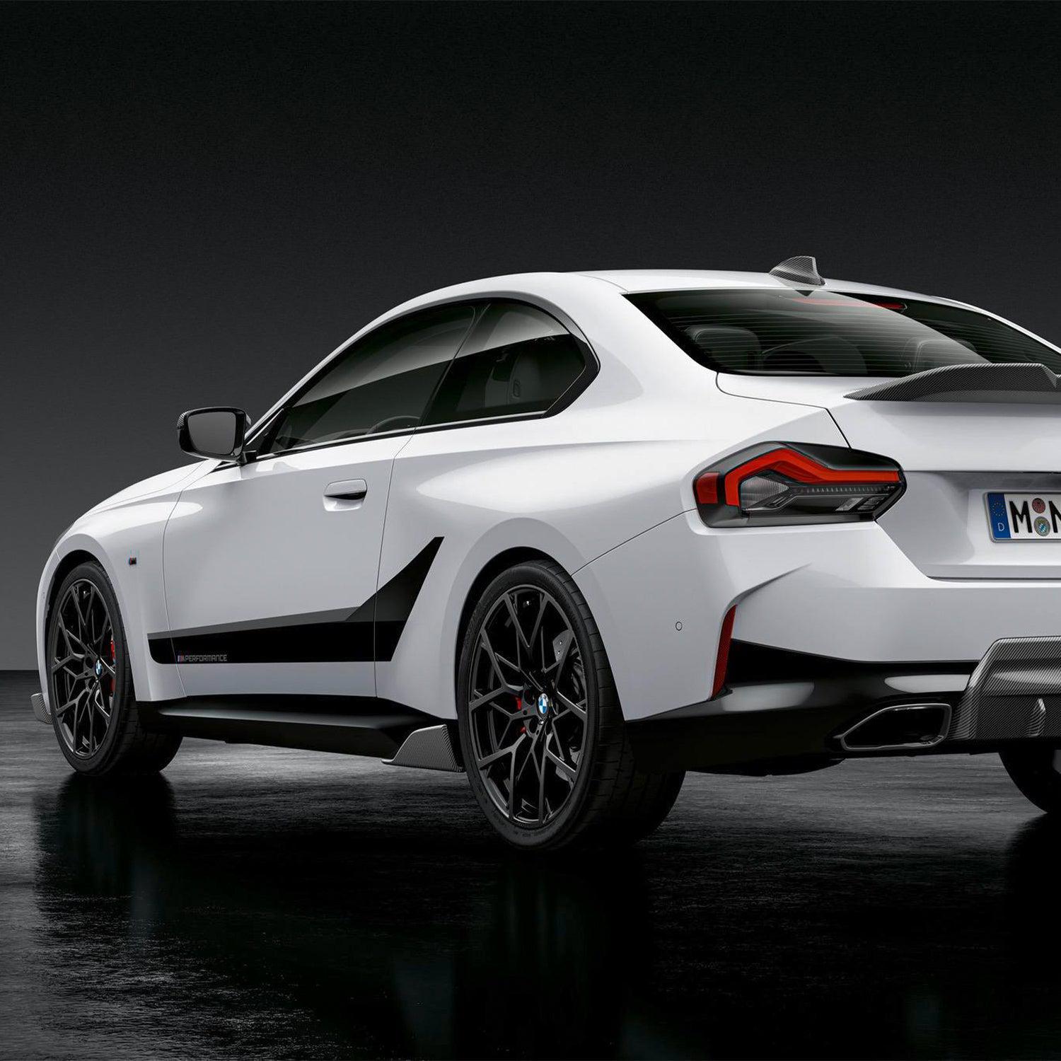 Genuine bmw m performance carbon fibre side skirt fins for g42