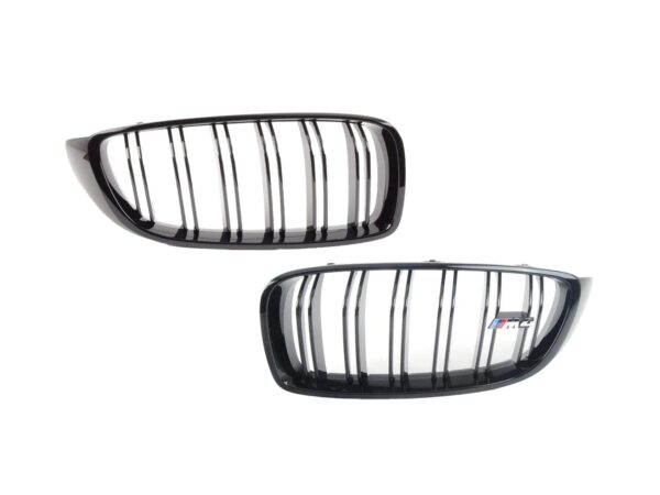 Genuine BMW M Performance Front Grilles in Gloss Black for F82 F83 M4