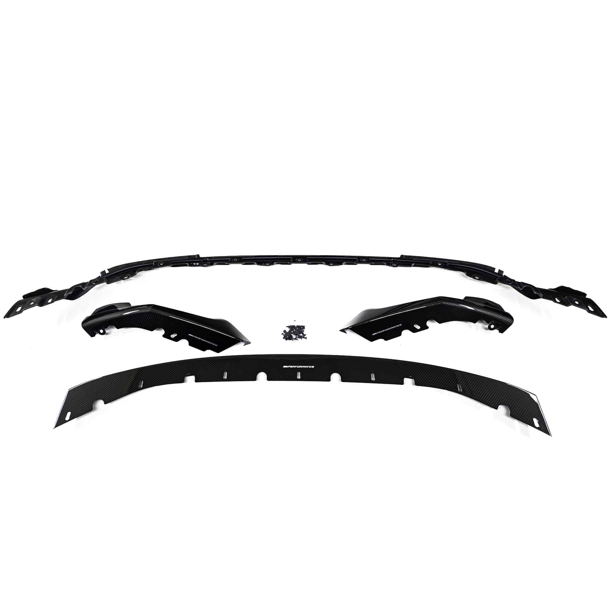 Genuine bmw m performance prepreg carbon fibre front splitter for g80 m3 & g82 m4