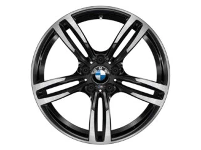Genuine bmw diamond cut 437m alloy wheels for f80 m3 f82 f83 m4 & f87 m2