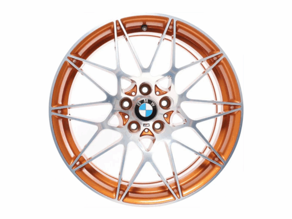 Genuine BMW Orange 666M Alloy Wheels for F80 M3 F82 F83 M4 & F87 M2