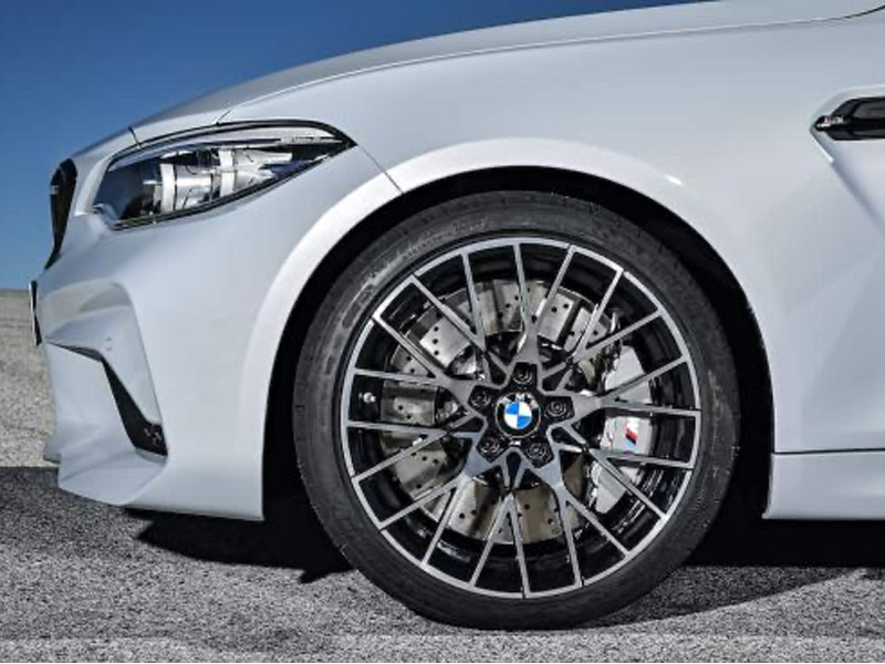 Genuine bmw diamond cut 788m alloy wheels for f80 m3 f82 f83 m4 & f87 m2 - image 2