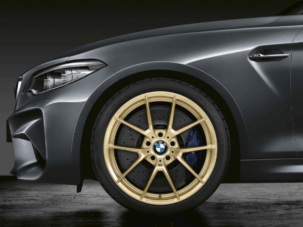 Alternative view of Genuine BMW Frozen Gold Matt 763M Alloy Wheels for F80 M3 F82 F83 M4 & F87 M2