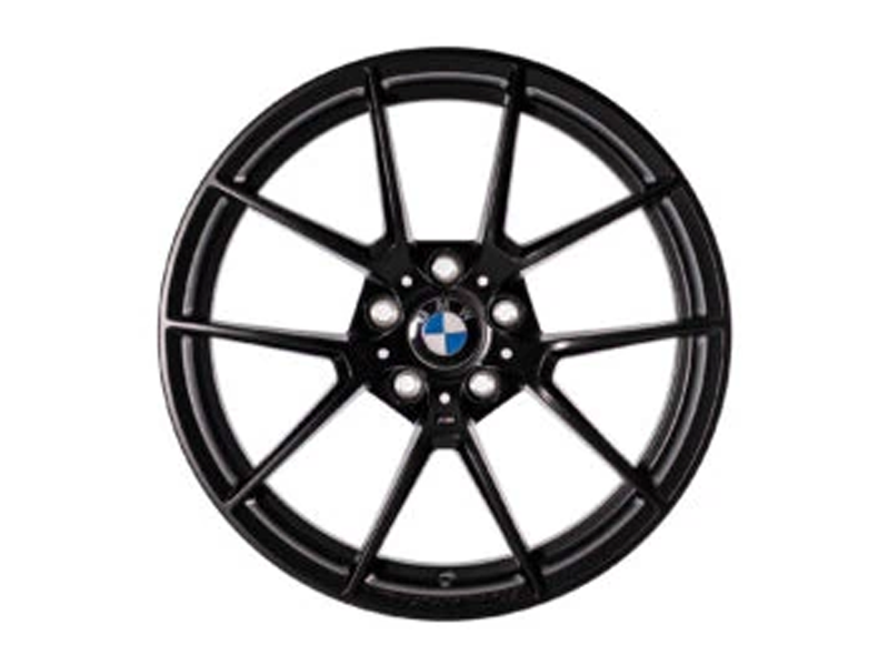 Genuine bmw matt black 763m alloy wheels for f80 m3 f82 f83 m4 & f87 m2