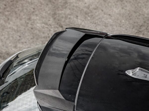 Alternative view of SOOQOO BMW G81 M3 PREPREG CARBON FIBRE ROOF SPOILER
