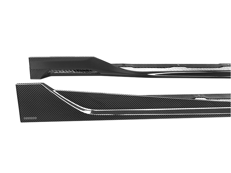 Sooqoo bmw g45 x3 prepreg carbon fibre side skirts - image 14