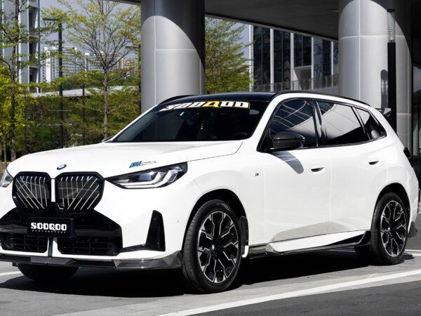 Alternative view of SOOQOO BMW G45 X3 PREPREG CARBON FIBRE SIDE SKIRTS