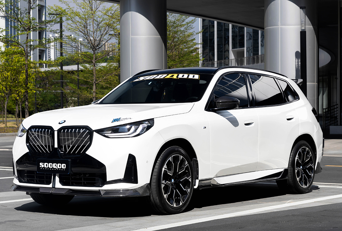 Sooqoo bmw g45 x3 prepreg carbon fibre side skirts - image 2