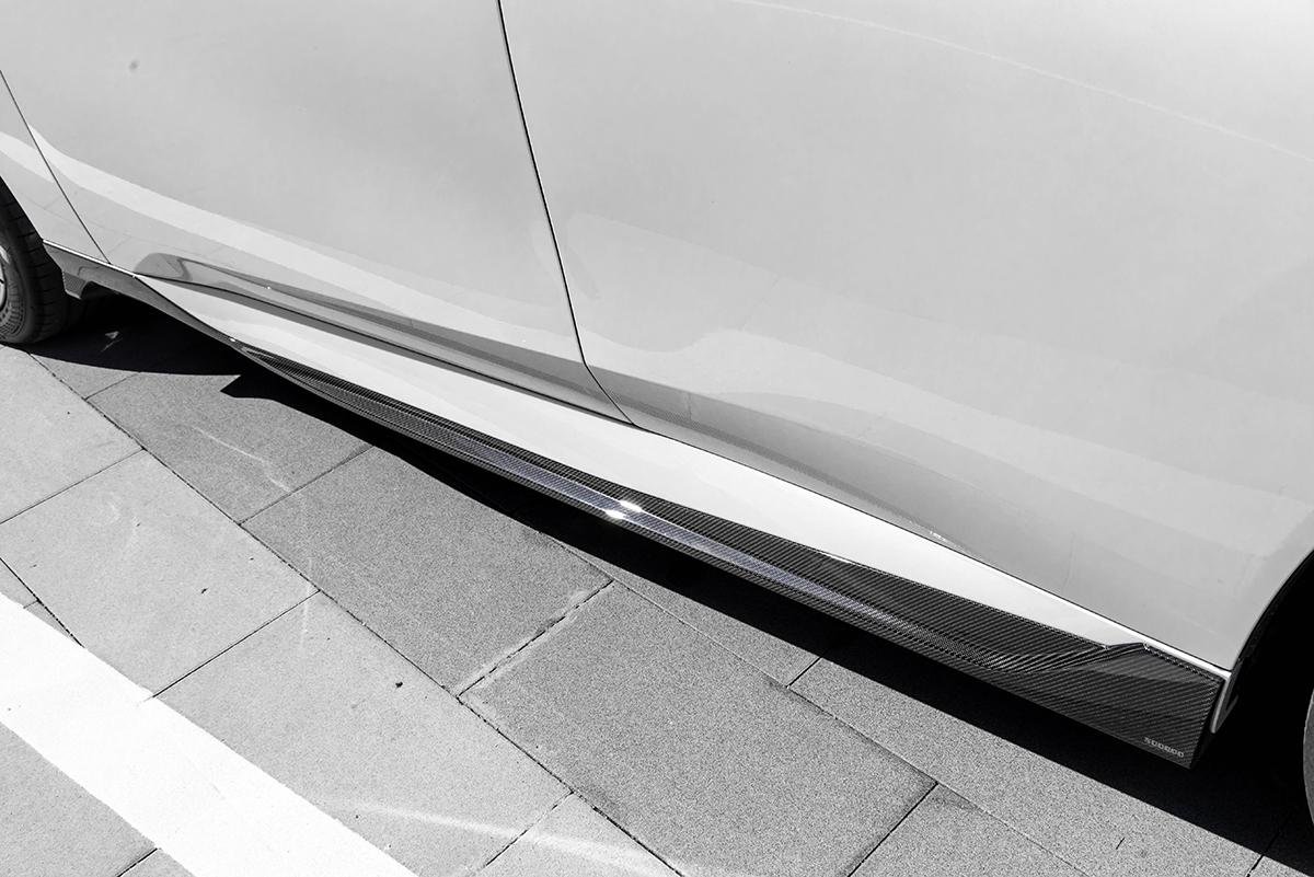 Sooqoo bmw g45 x3 prepreg carbon fibre side skirts - image 5