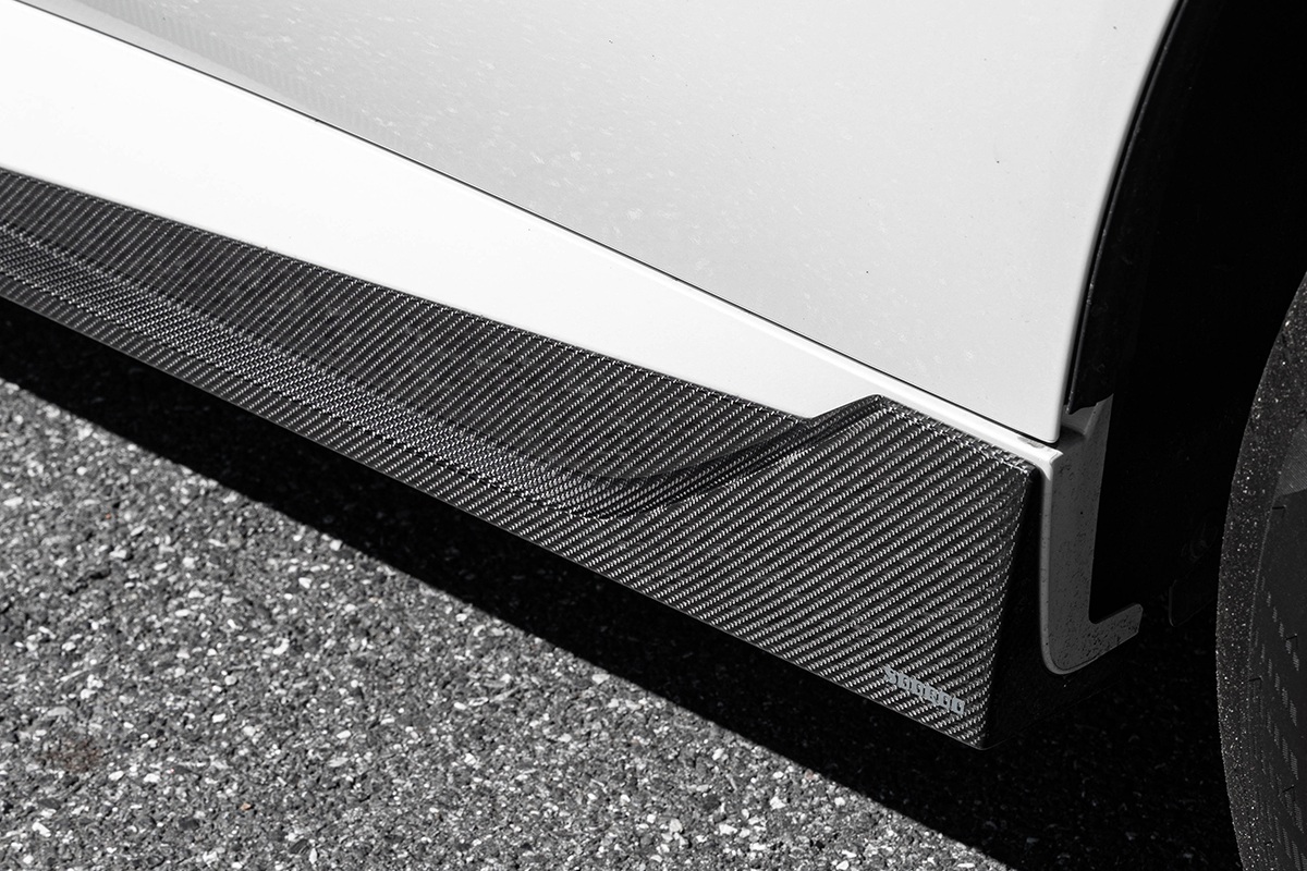 Sooqoo bmw g45 x3 prepreg carbon fibre side skirts - image 6