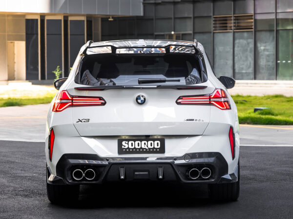 Alternative view of SOOQOO BMW G45 X3 PREPREG CARBON FIBRE ROOF SPOILER