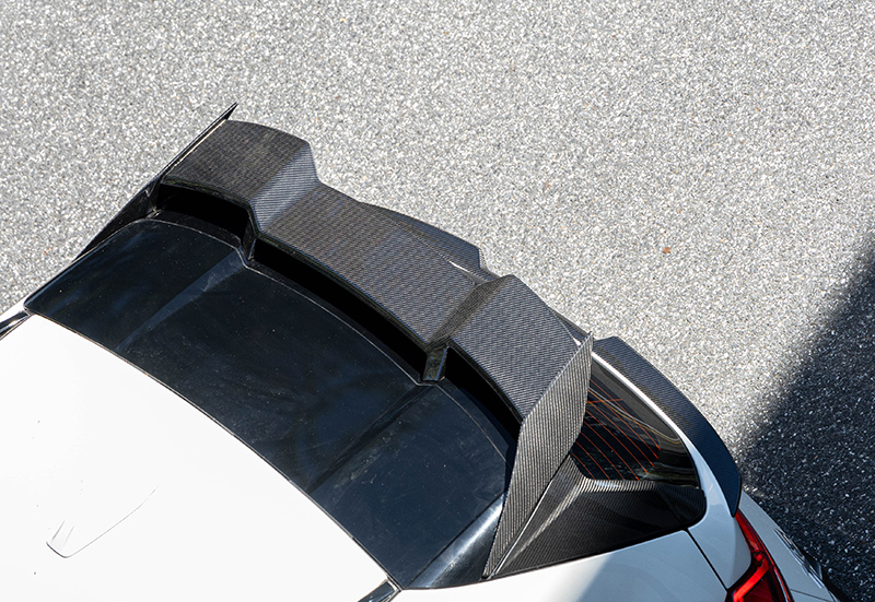 Sooqoo bmw g45 x3 prepreg carbon fibre roof spoiler - image 4