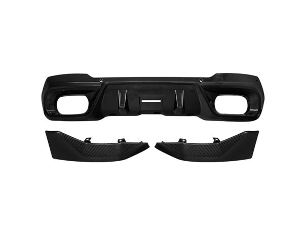 SOOQOO BMW G45 X3 PREPREG CARBON FIBRE DIFFUSER SET FOR QUAD TIPS