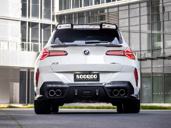 Alternative view of SOOQOO BMW G45 X3 PREPREG CARBON FIBRE DIFFUSER SET FOR QUAD TIPS