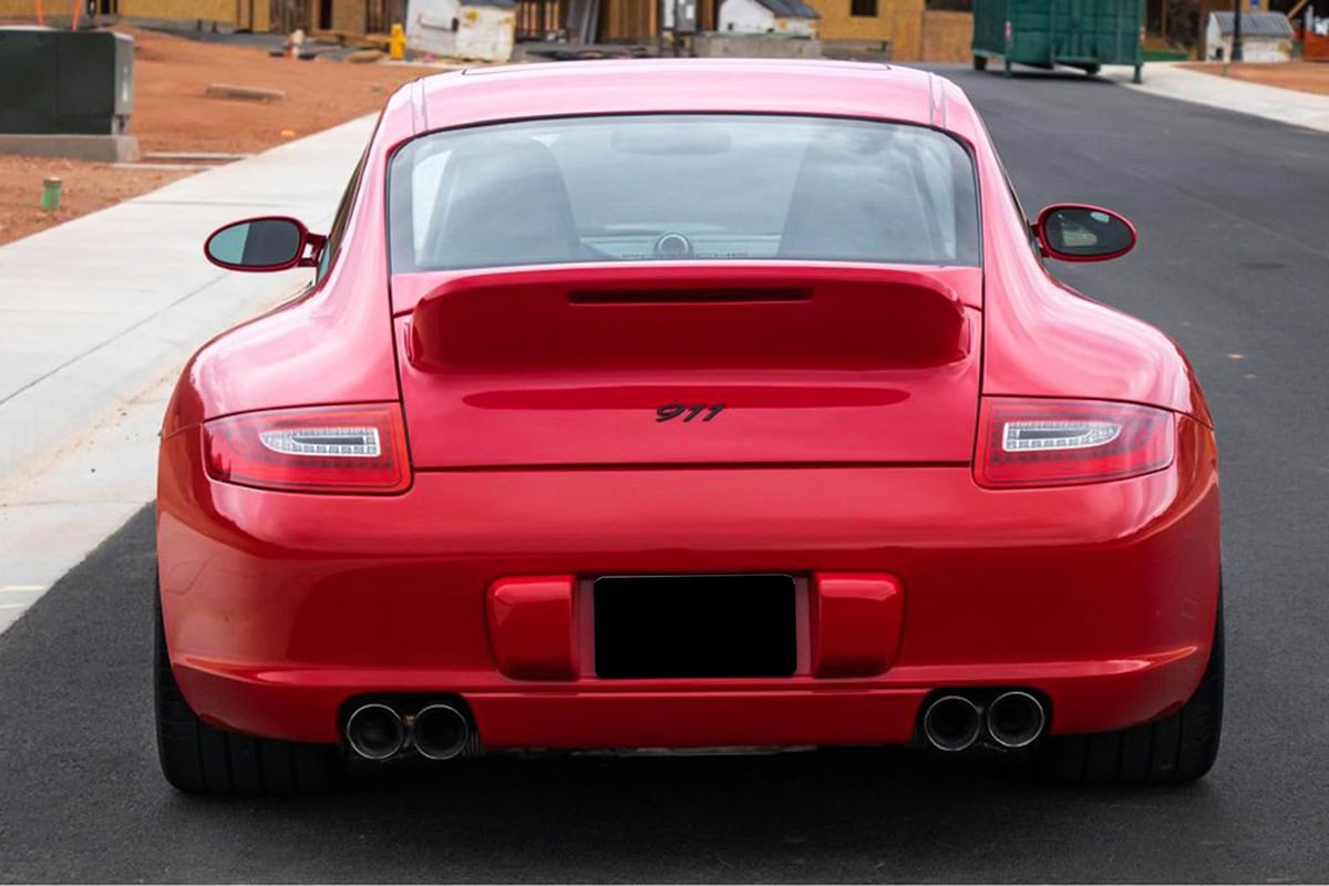 Porsche 911 997 rear ducktail boot lid spoiler - image 2