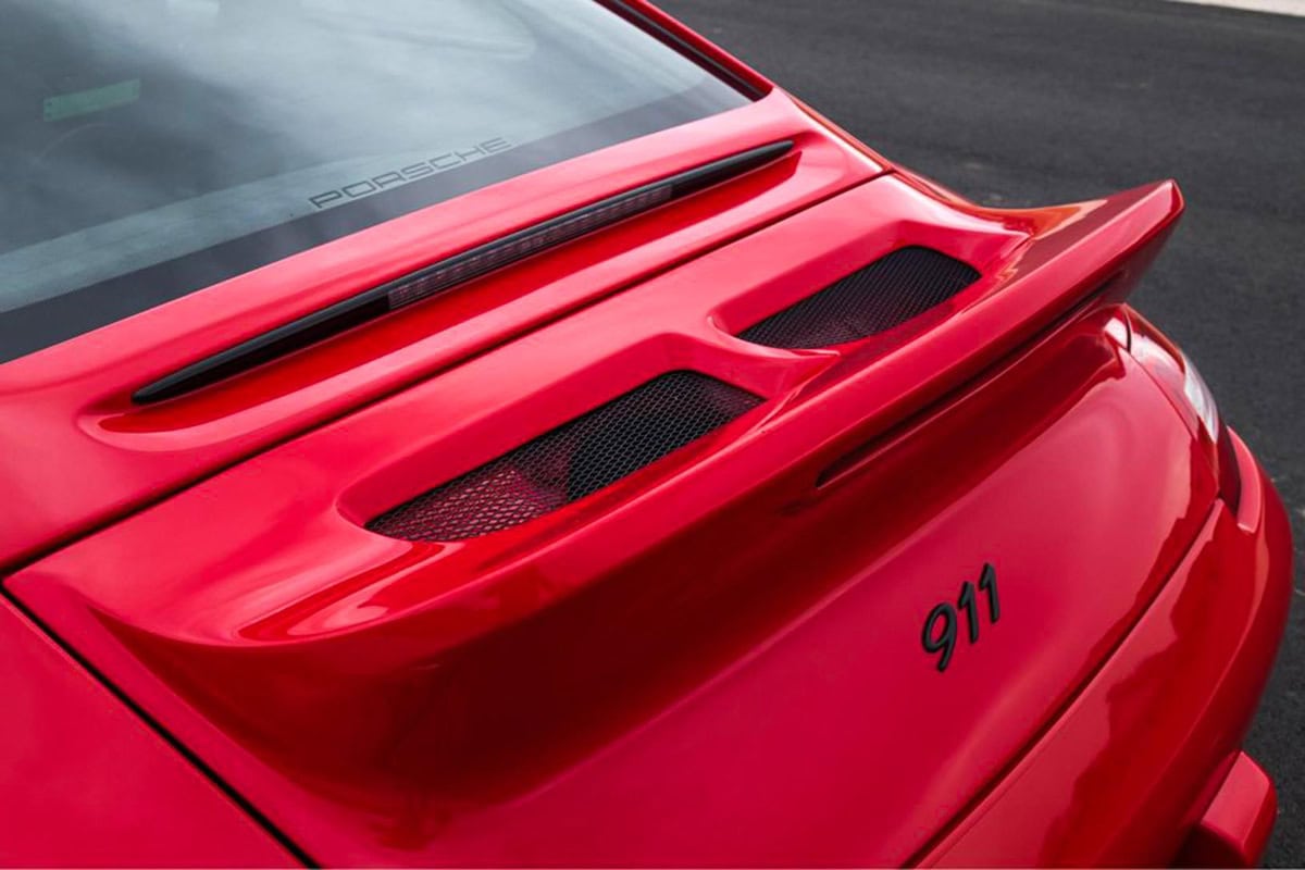 Porsche 911 997 rear ducktail boot lid spoiler - image 3