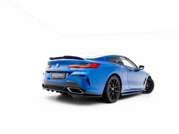 Alternative view of Maxton Design Gloss Black Rear Diffuser V.3 For BMW 8 Series G15 M Sport