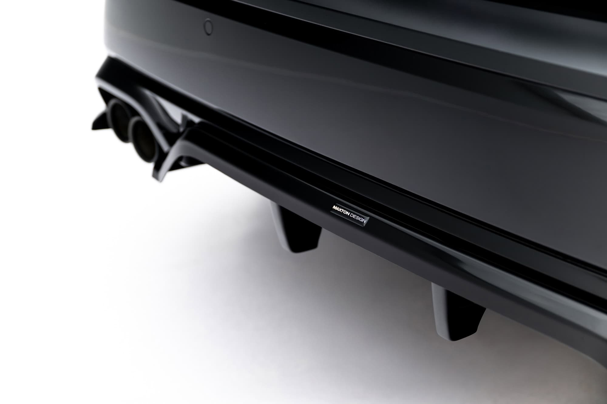 Maxton design gloss black rear diffuser for bmw x1 m35i u11 - image 5