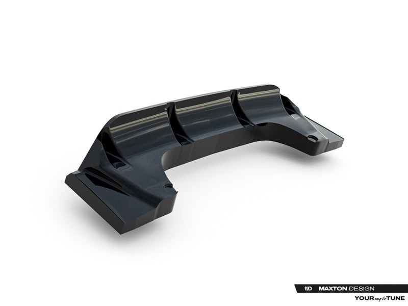 Maxton design gloss black rear diffuser for bmw x1 m35i u11 - image 7