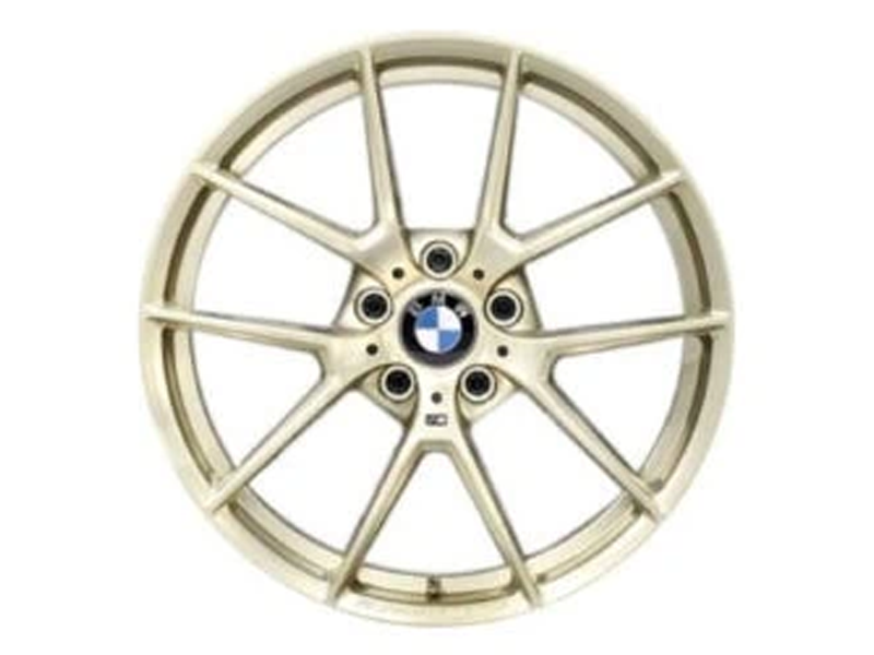 Genuine bmw frozen gold matt 763m alloy wheels for f80 m3 f82 f83 m4 & f87 m2