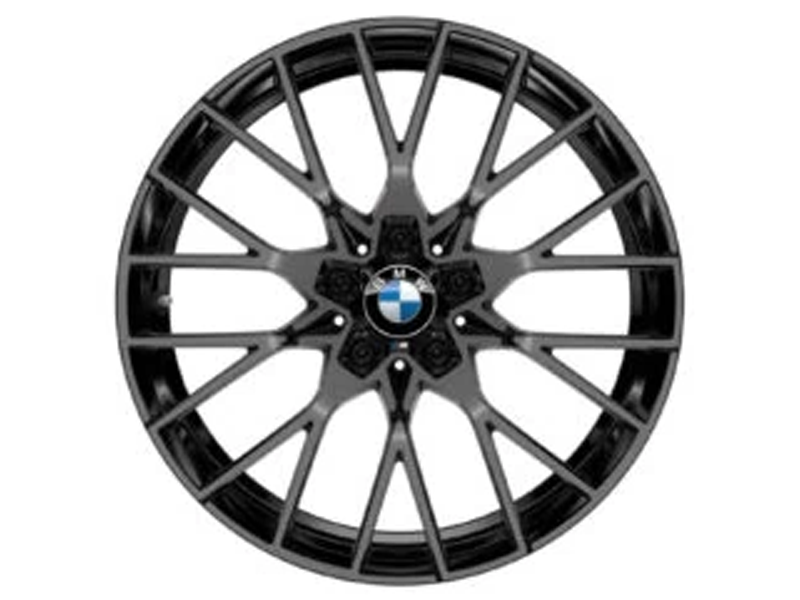 Genuine bmw jet black 788m alloy wheels for f80 f82 f83 m4 & f87 m2